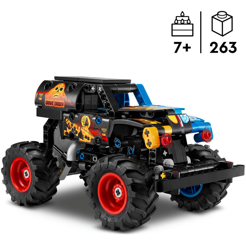 Load image into Gallery viewer, Lego technic 42219 monster jam grave digger vuur en ijs
