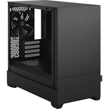 Fractal design pop mini silent black solid midi tower behuizing (zwart | 2x usb-a)