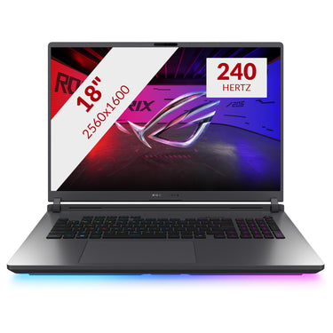 Asus rog strix g18 g815lp-s9164w 18 gaming laptop (donkergrijs | ultra 9 275hx | rtx 5070 | 32 gb | 1 tb ssd)