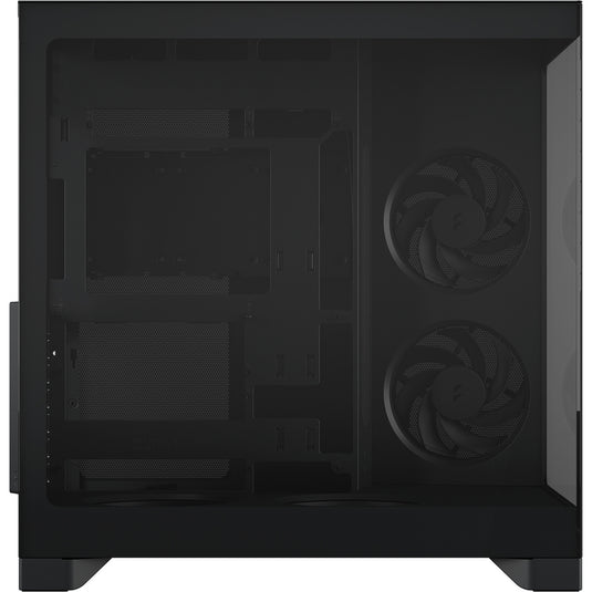Fractal design pop 2 vision midi tower behuizing (zwart | 1x usb-a | 1x usb-c | tempered glass)