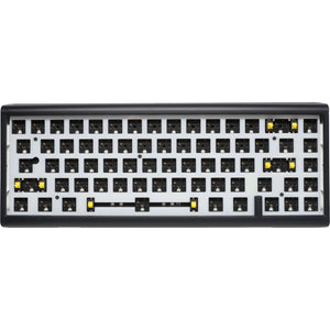 Ducky projectd tinker 65 met qmk via rgb mechanisch toetsenbord (zwart, us lay-out (qwerty), 65%, barebone. rgb leds, hot-swappable, gasket mount)