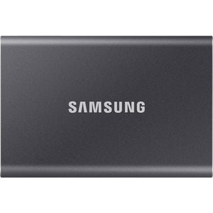 Samsung portable t7 4 tb externe ssd (grijs, mu-pc4t0t ww, usb-c 3.2 (10 gbit s))