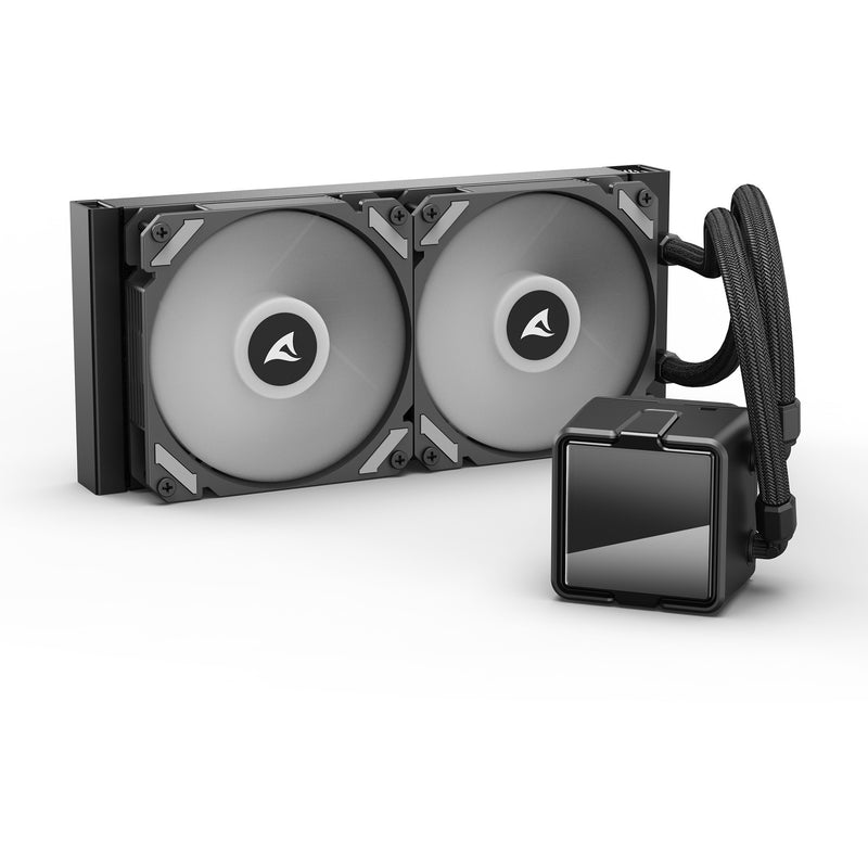 Load image into Gallery viewer, Sharkoon s50 argb waterkoeling (zwart, 4-pins pwm)
