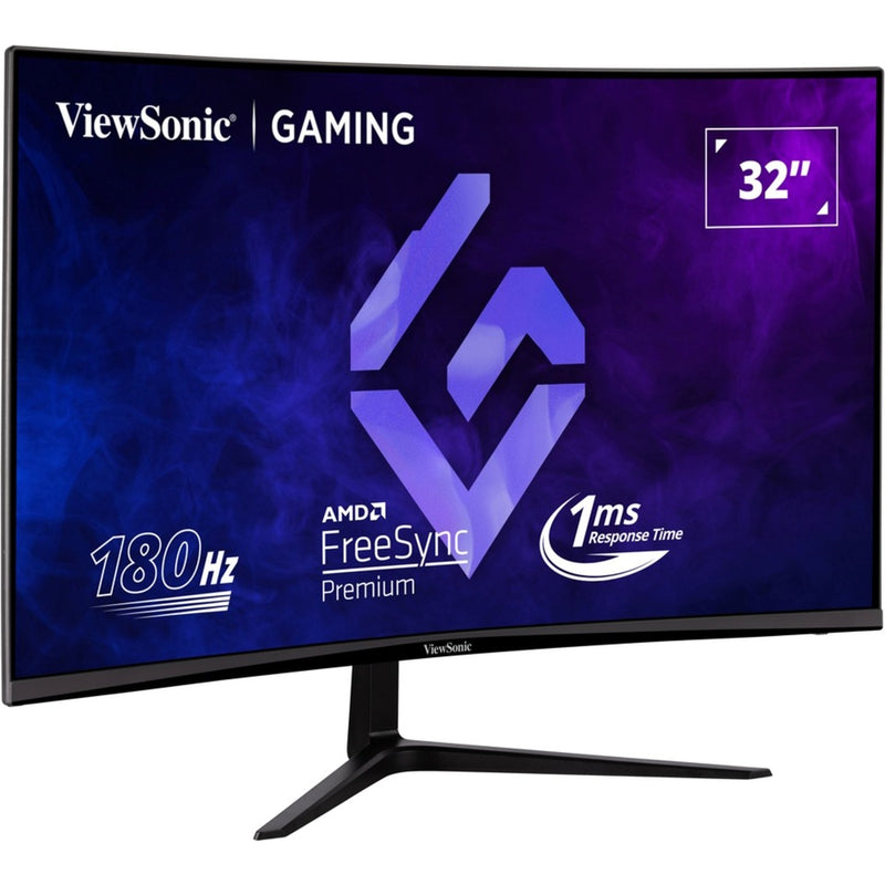 Load image into Gallery viewer, Viewsonic vx3218c-2k 32 curved gaming monitor (zwart, 2x hdmi, 1x displayport, 180 hz)
