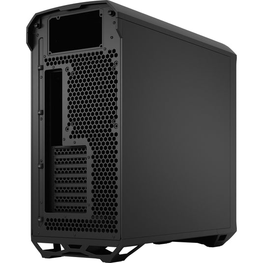 Fractal design torrent black solid midi tower behuizing (zwart | 2x usb-a | 1x usb-c)