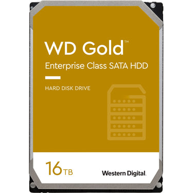 Wd gold, 16 tb harde schijf (sata 600, 24 7)