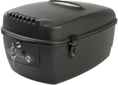 fietsbox in retailverpakking Amsterdam zwart 17 liter