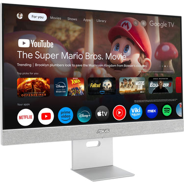Asus zenscreen smart ms27uc 27 4k uhd monitor (grijs, displayport, hdmi, usb-c, audio, wlan, android 11)