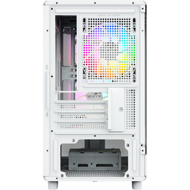 Cargue la imagen en el visor de la galería, Xyz pc gear atom midi tower behuizing (wit | 2x usb-a | 1x usb-c | tempered glass)
