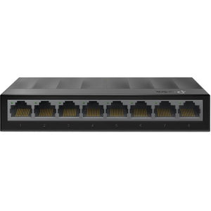 Tp-link ls1008g switch (zwart, unmanaged)