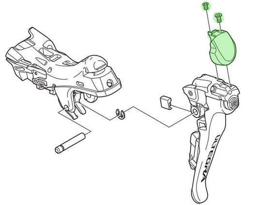 Shimano ultegra st-6800 name plate left