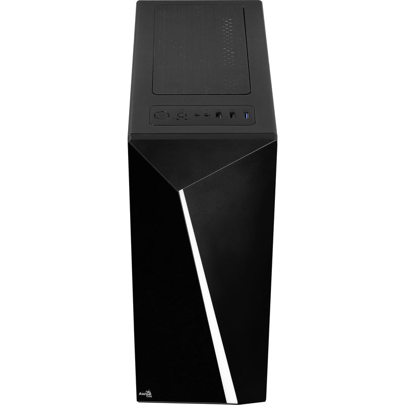 Load image into Gallery viewer, Aerocool shard midi tower behuizing (zwart | 3x usb-a | rgb | window)
