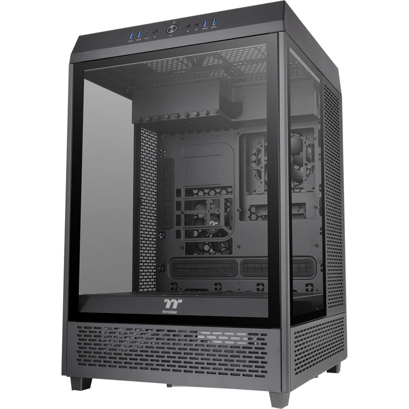 Load image into Gallery viewer, Thermaltake the tower 500 midi tower behuizing (zwart | 4x usb-a | 1x usb-c | tempered glass)
