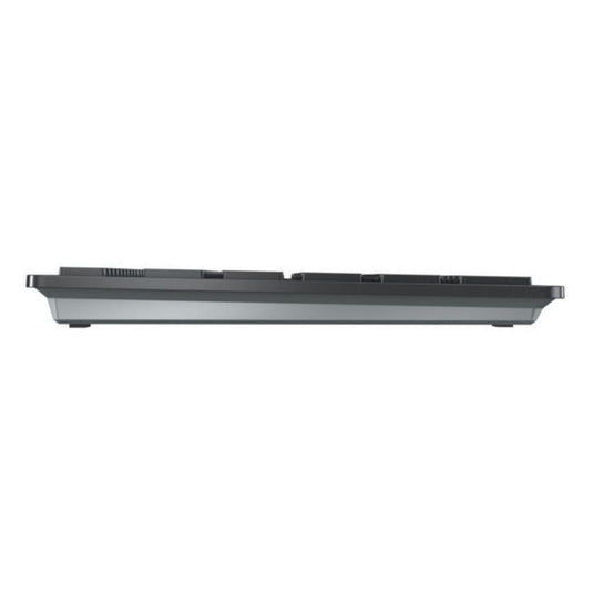 Cherry kw 9100 slim toetsenbord (zwart, eu lay-out (qwerty), scissor switches, 100%, abs, usb-c, 2.4 ghz, bluetooth)