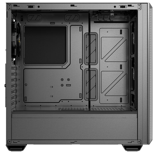 Antec p7 s midi tower behuizing (zwart zilver | 2x usb-a | 1x usb-c)