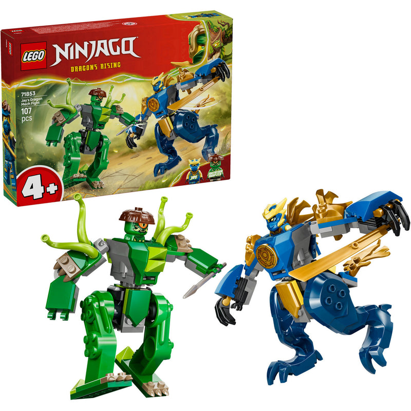 Laden Sie das Bild in Galerie -Viewer, Lego ® ninjago® - jay's drakenmechastrijd - speelgoedmecha - speelset met 2 minifiguren - 71853
