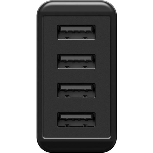 Goobay 4-way usb charger (30 w) (zwart, 4x usb-a)