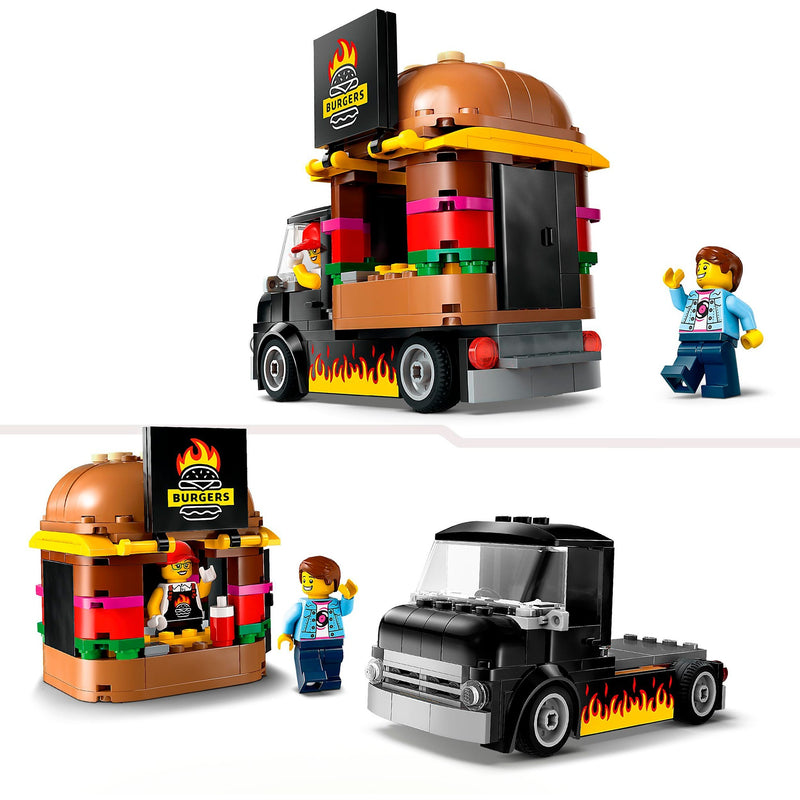 Afbeelding laden in galerijviewer, Lego city hamburgertruck - 60404
