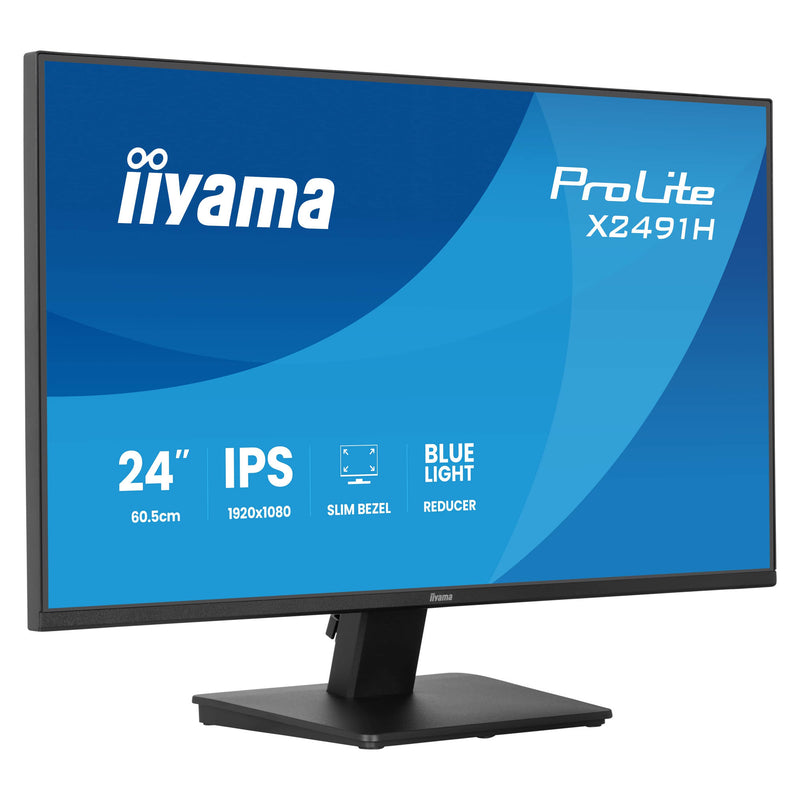 Load image into Gallery viewer, Iiyama prolite x2491h-b1 23.8 monitor (zwart, hdmi, displayport)
