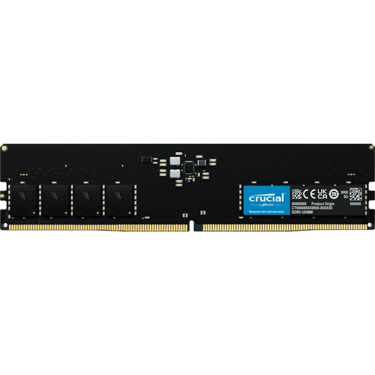 Crucial 16 gb ddr5-4800 werkgeheugen (zwart, ct16g48c40u5)