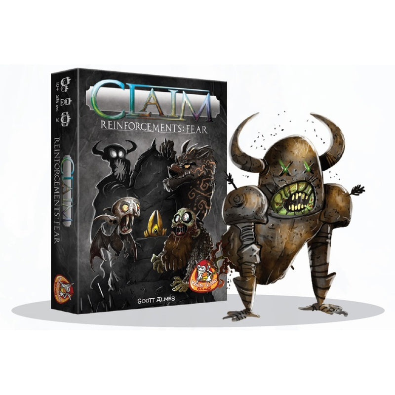 Afbeelding laden in galerijviewer, White goblin games claim reinforcements: fear kaartspel (nederlands, uitbreiding, 2 spelers, 25 minuten, vanaf 10 jaar)
