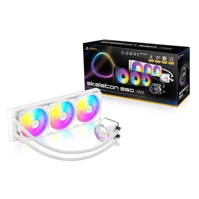 Afbeelding laden in galerijviewer, Antec skeleton 360 argb waterkoeling (wit)
