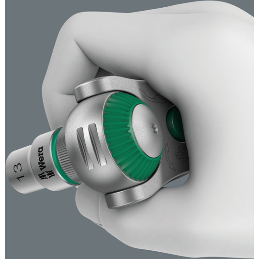 Wera 8100 sa 2 zyklop speed ratelset 1 4 gereedschapsset (zwart groen, 42-delig)