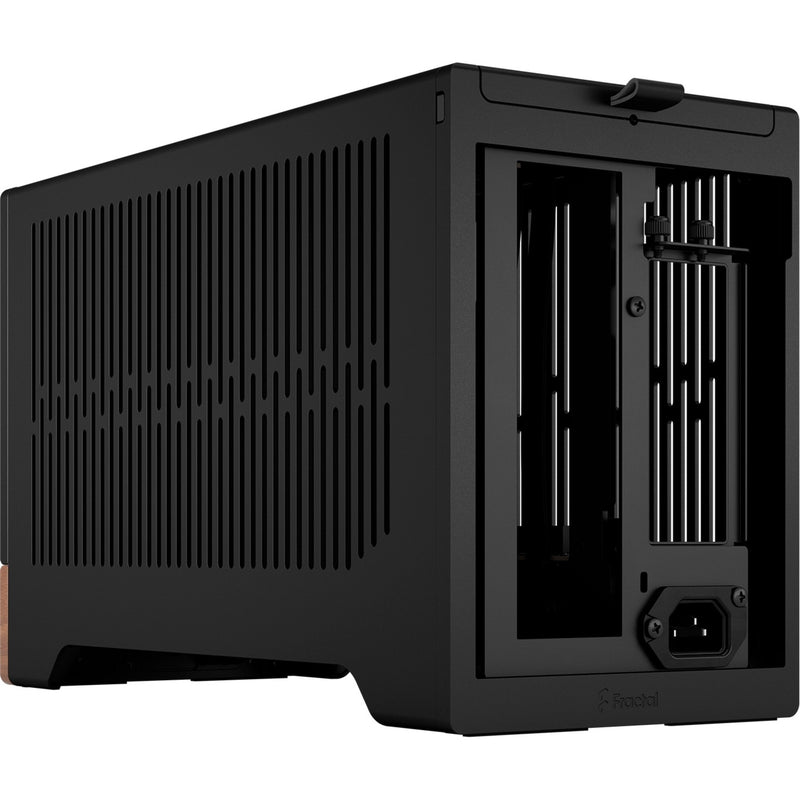 Load image into Gallery viewer, Fractal design terra mini tower behuizing (grafiet houtkleur | 1x usb-a | 1x usb-c)

