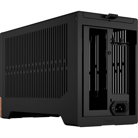 Fractal design terra mini tower behuizing (grafiet houtkleur | 1x usb-a | 1x usb-c)