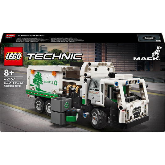 Lego technic - mack lr electric vuilniswagen constructiespeelgoed (42167)