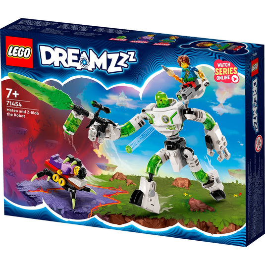 Lego dreamzzz - mateo en z-blob de robot constructiespeelgoed (71454)