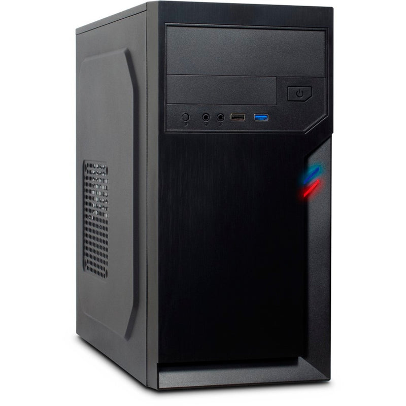 Load image into Gallery viewer, Inter-tech it-6502 romea mini tower behuizing (zwart | 2x usb-a)
