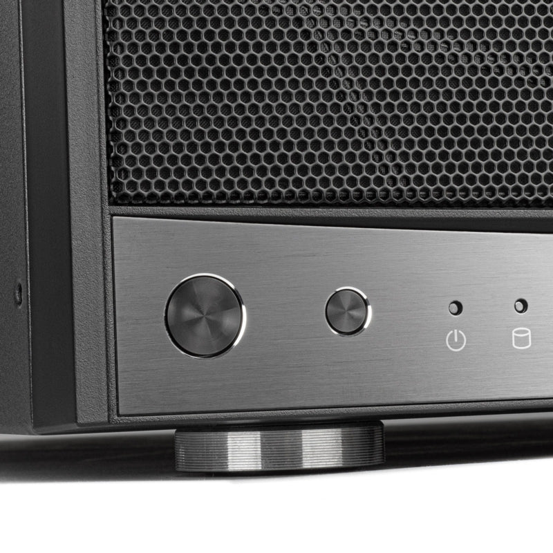 Load image into Gallery viewer, Silverstone sst-gd11b htpc behuizing (zwart | 2x usb-a | 1x usb-c)

