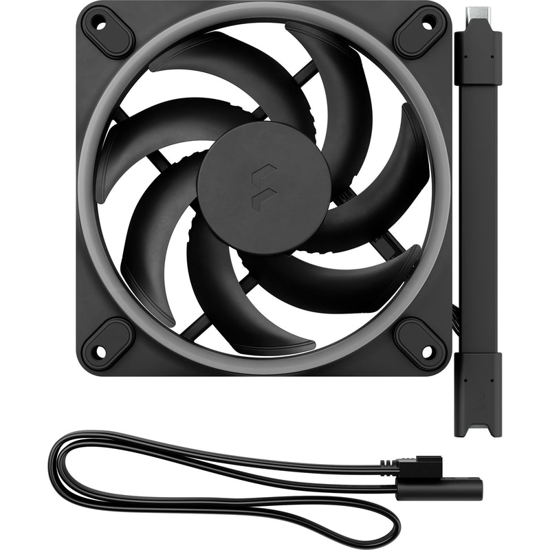 Cargue la imagen en el visor de la galería, Fractal design momentum 12 rgb case fan (zwart, 120 x 120 x 25 mm, pwm)

