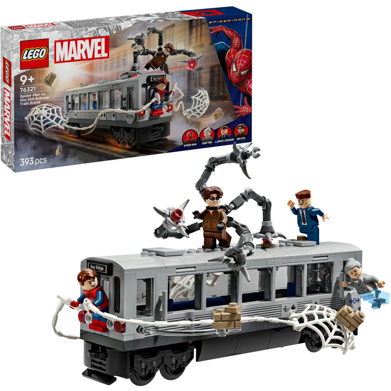Load image into Gallery viewer, Lego super heroes marvel 76321 spider-man vs doc ock metroscene
