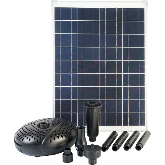 Ubbink solarmax 2500 pomp (zwart, incl. solarpaneel, pomp)