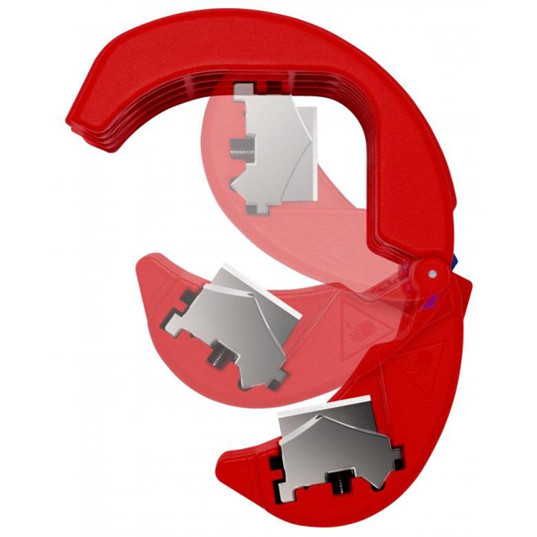 Load image into Gallery viewer, Knipex bix 90 22 10 bk pijpsnijder (rood blauw)
