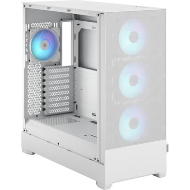 Fractal design pop xl air rgb big tower behuizing (wit | 2x usb-a | rgb | tempered glass)