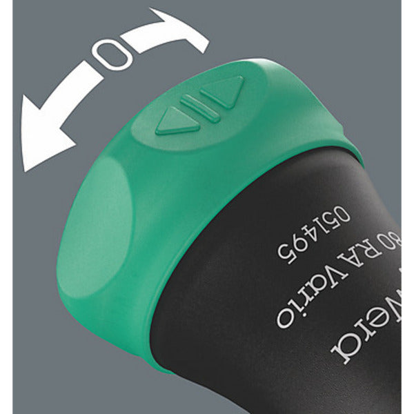 Load image into Gallery viewer, Wera kraftform kompakt vario ra, 7‑delig bitset (zwart groen)
