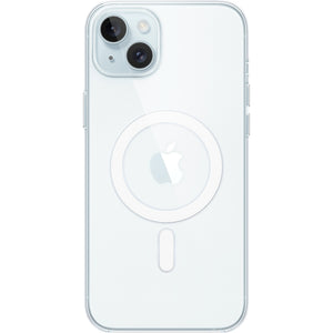 Apple doorzichtig hoesje met magsafe voor iphone 15 plus telefoonhoesje (transparant)