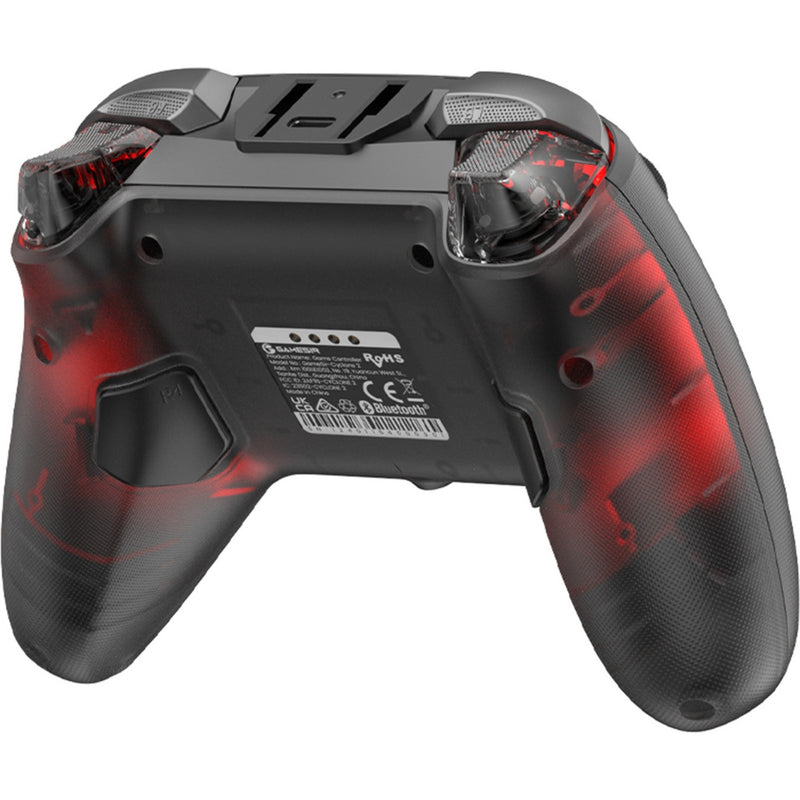 Chargez l'image dans la visionneuse de la galerie, Gamesir cyclone 2 multiplatform controller - shadow black (zwart rood, usb 2,4 ghz bluetooth, switch, android, ios, pc)
