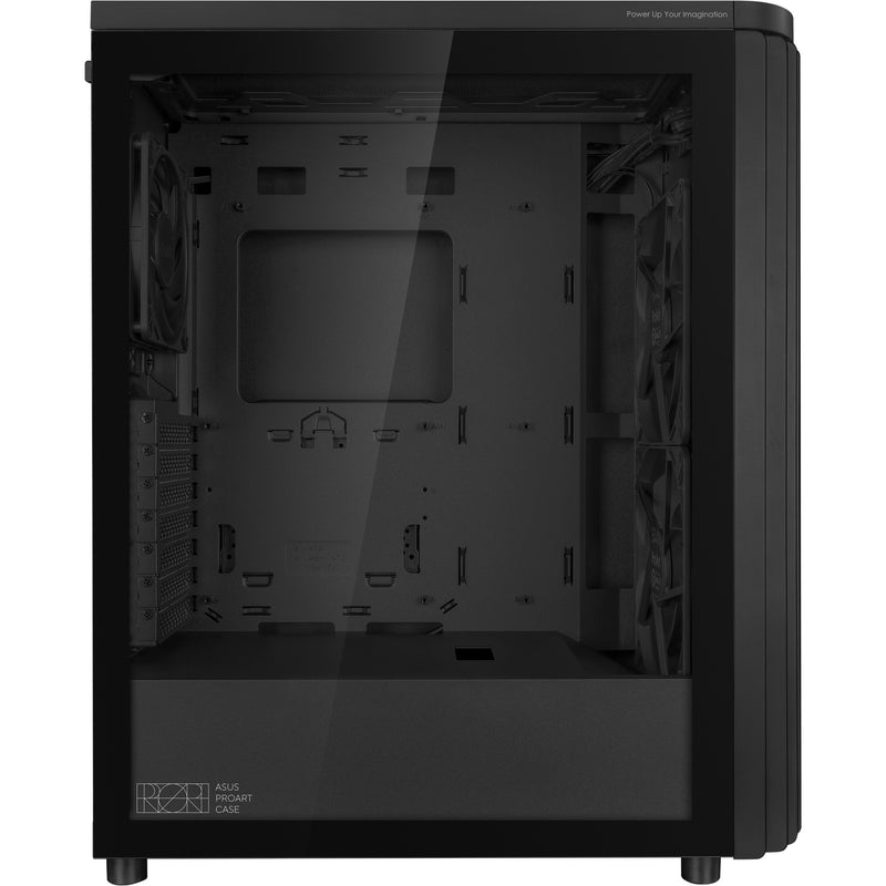 Load image into Gallery viewer, Asus proart pa401 - tempered glass panel midi tower behuizing (zwart | 2x usb-a | 1x usb-c | tempered glass)
