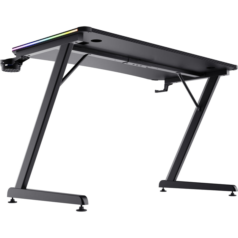Load image into Gallery viewer, Trust gxt 709 luminus rgb-gamingbureau gaming desk (zwart)
