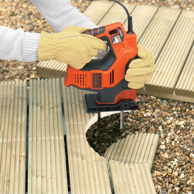 Load image into Gallery viewer, Black+decker 500w scorpion multizaag met autoselect technologie rs890k-qs reciprozaag (oranje zwart)
