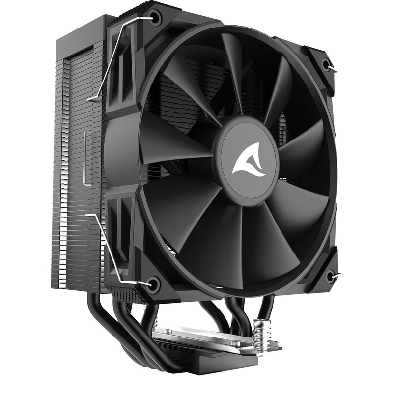 Load image into Gallery viewer, Sharkoon a40 cpu-koeler (zwart, 4-pins pwm fan-connector)
