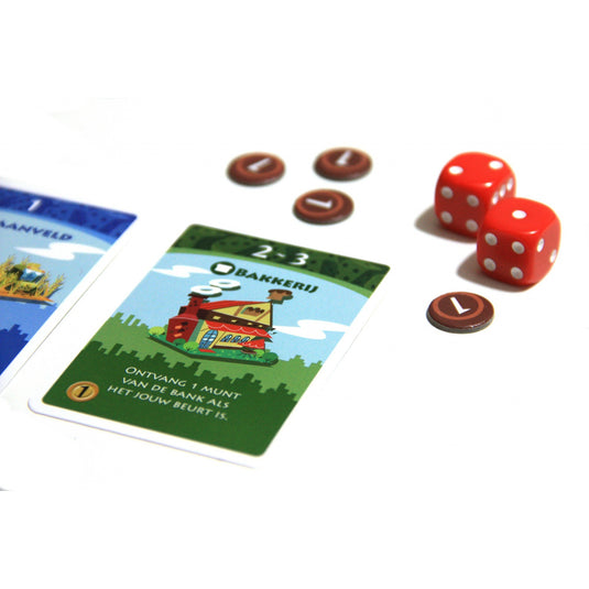 White goblin games machi koro dobbelspel (nederlands, 2 - 5 spelers, 40 minuten, vanaf 7 jaar)