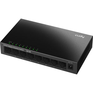 Cudy 8-port gigabit desktop metal switch (zwart)