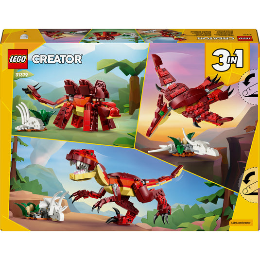 Lego creator 3-in-1 - woeste dinosaurus constructiespeelgoed (31379)