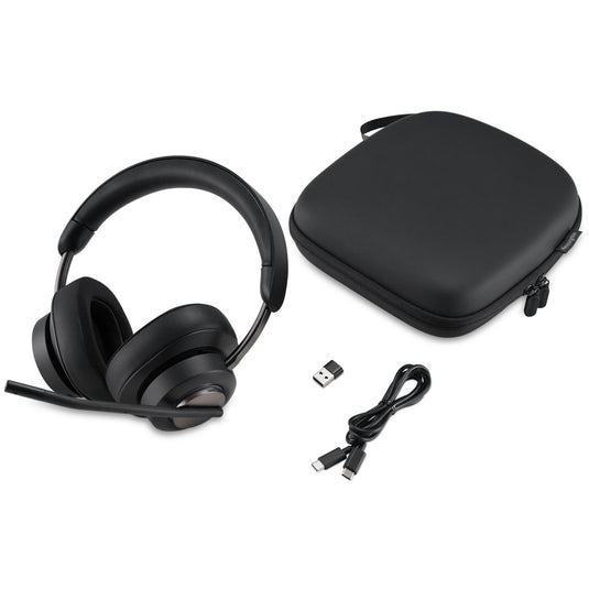 Kensington h3000 bluetooth over-ear headset (zwart, bluetooth 5.2)