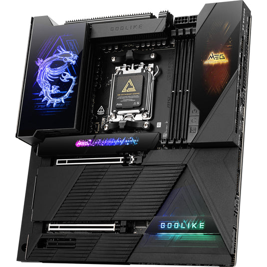 Msi meg x870e godlike socket am5 moederbord (5gb-lan, 10gb-lan, wlan, bt, sound, atx)